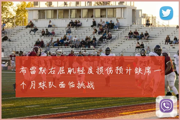 布雷默右屈肌轻度损伤预计缺席一个月球队面临挑战